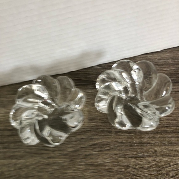 Vtg Heisey Glass Crystolite Candle Holders - Picture 11 of 12